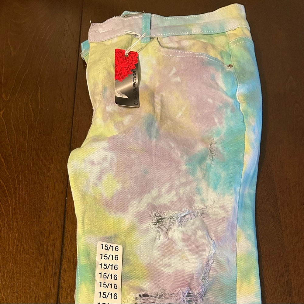 Brand New Tie Die Jeans